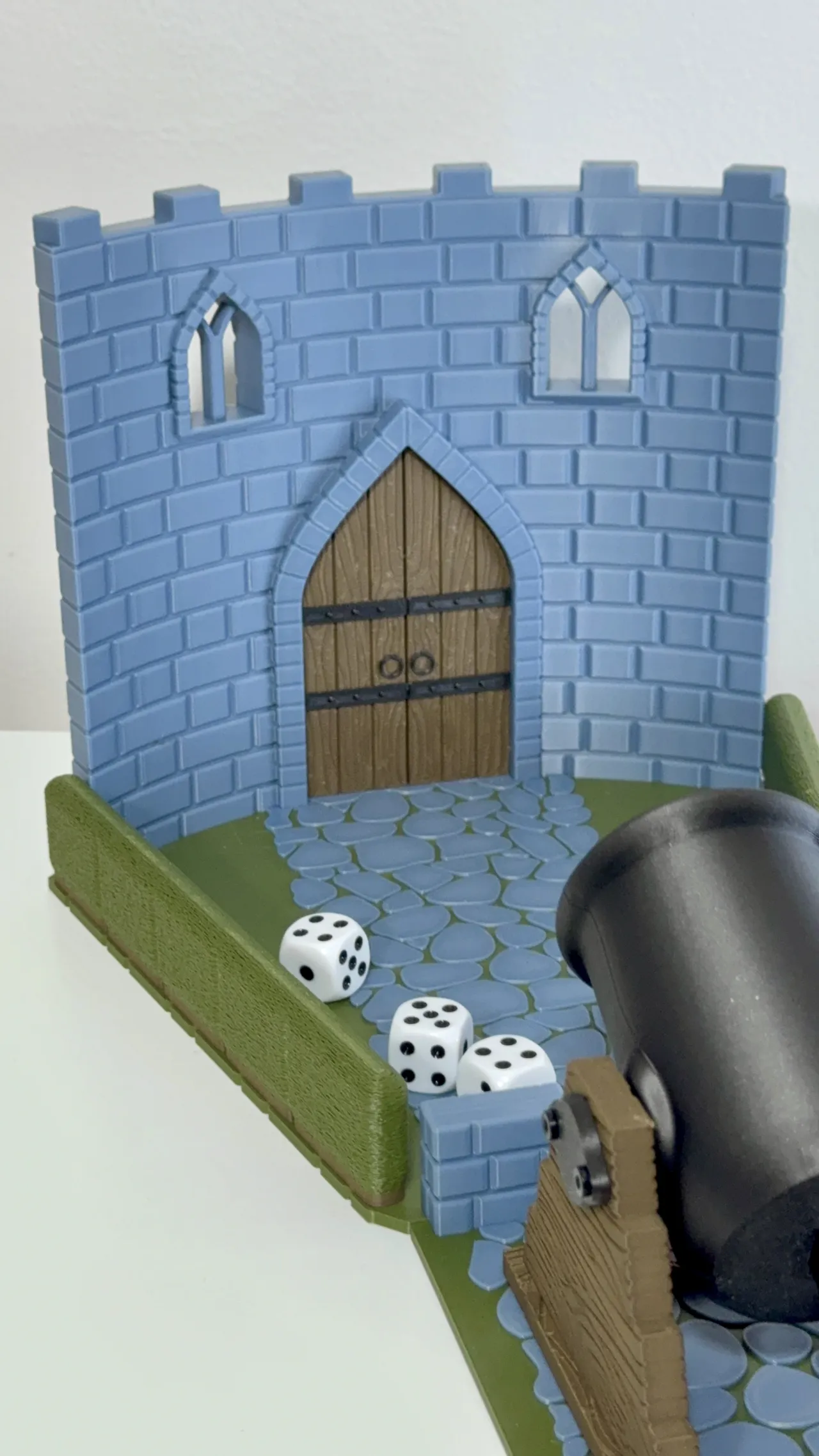 Dice Cannon & Castle Wall Scene view 3