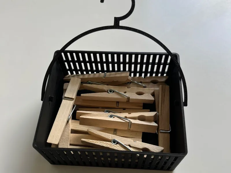 Tiny Clothespin basket
