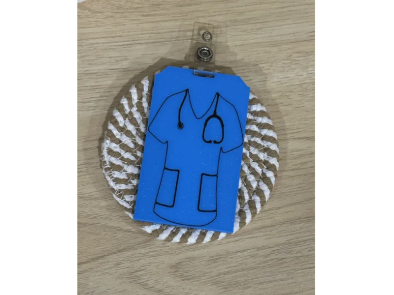 ID Cardholder (medical colour change and add name)