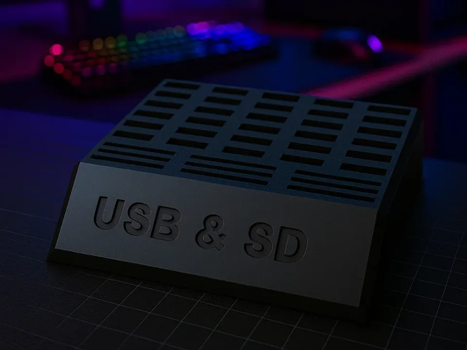 Organiseur de clés USB et cartes SD