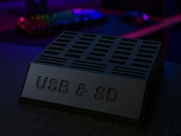 Organiseur de clés USB et cartes SD