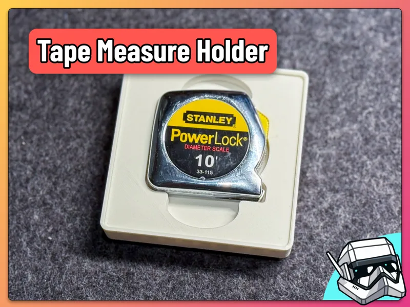 Gridfinity - Stanley Tape Measure Holder - 10 Feet