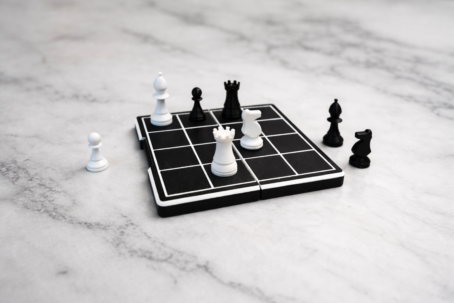 Miniatura 1 do modelo 3D Chess Tic Tac Toe