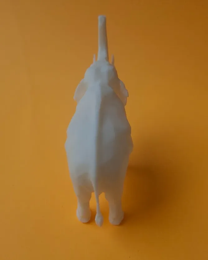 Low-Poly Elephant | Modern | Sleek view 4