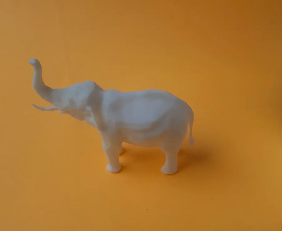 Low-Poly Elephant | Modern | Sleek view 2