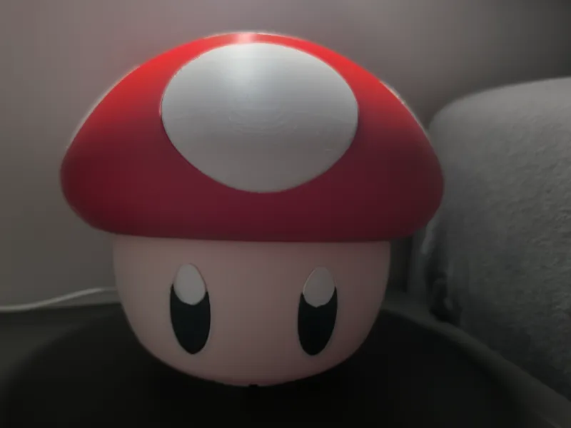 Mario mushroom - led lamp
