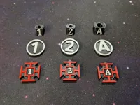 White-on-Black Target Lock Tokens