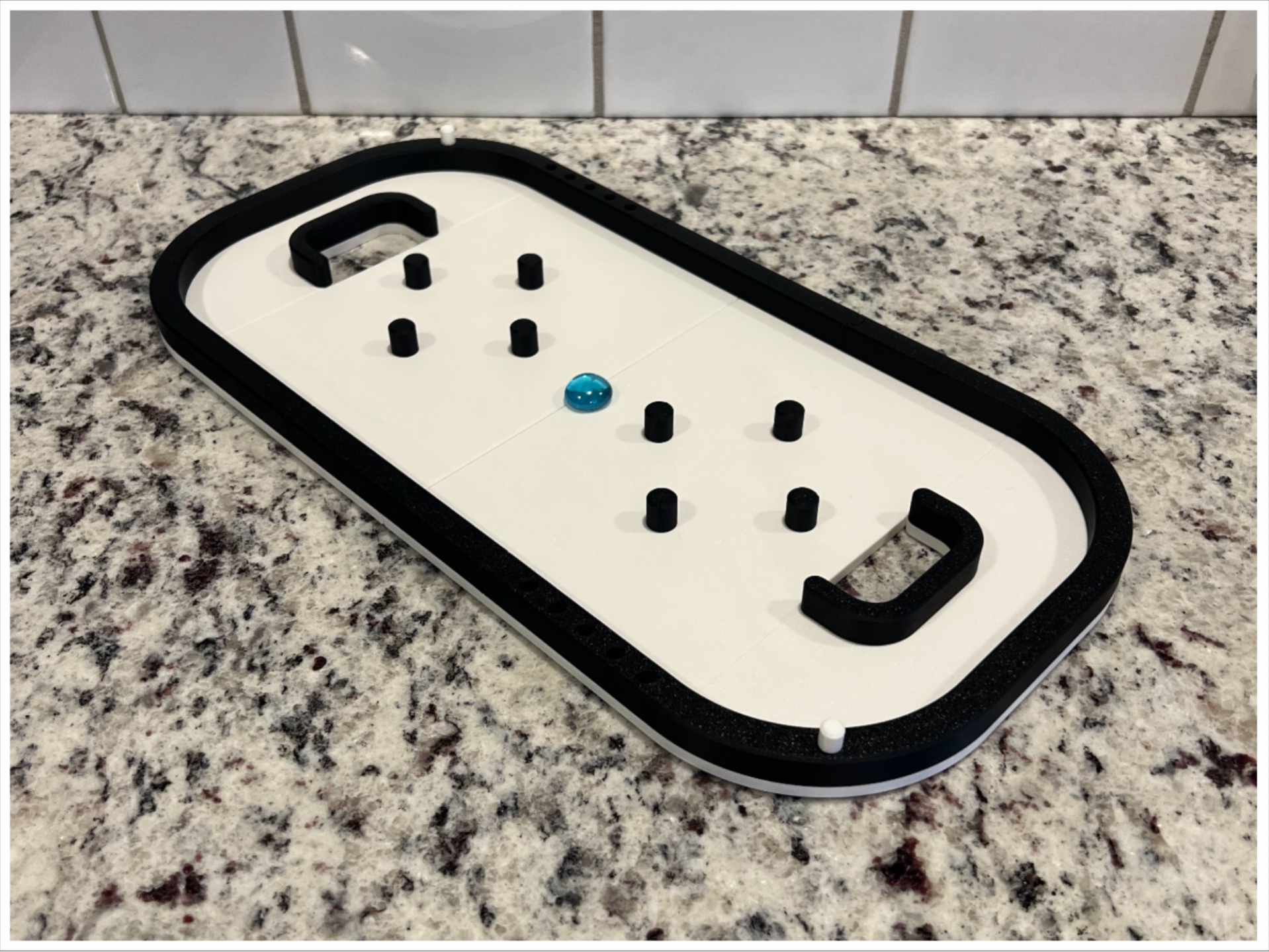 Rock Hockey Board Game Pebble Table Top Game
