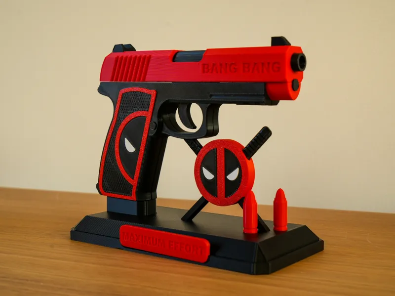 Deadpool's gun + its base ( NO AMS )