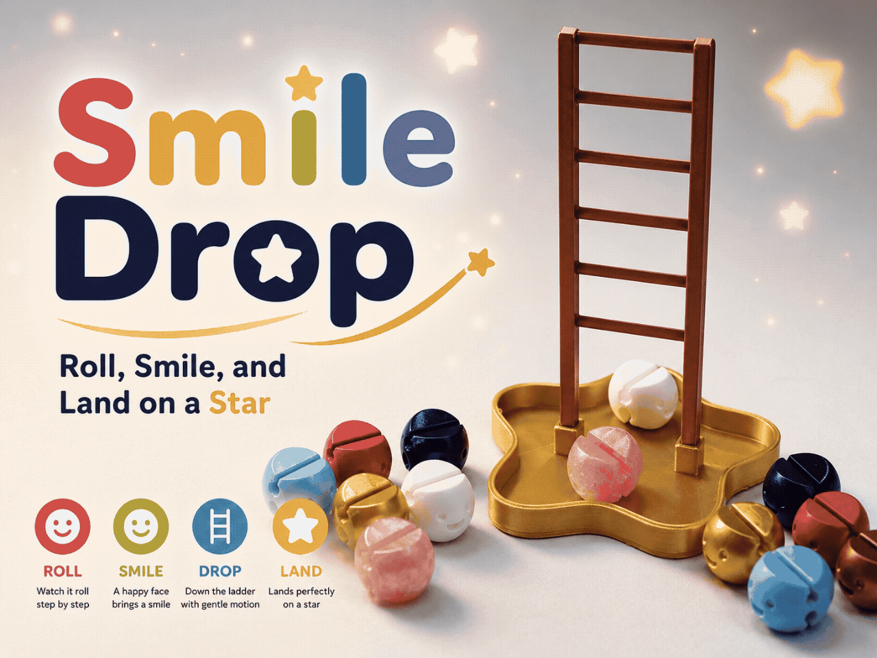 Smile Drop ☆ Roll, Smile, and Land on a Star