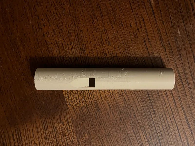 Head for transverse overtone flute (Seljefløyte)