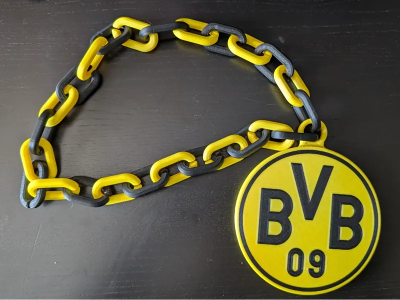 BVB 09 Dortmund - American Style Fan Kette 