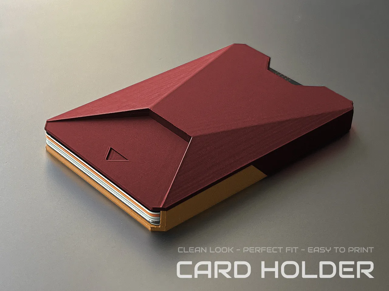 Cyber Slim wallet / Card holde / Gift / Present view 2