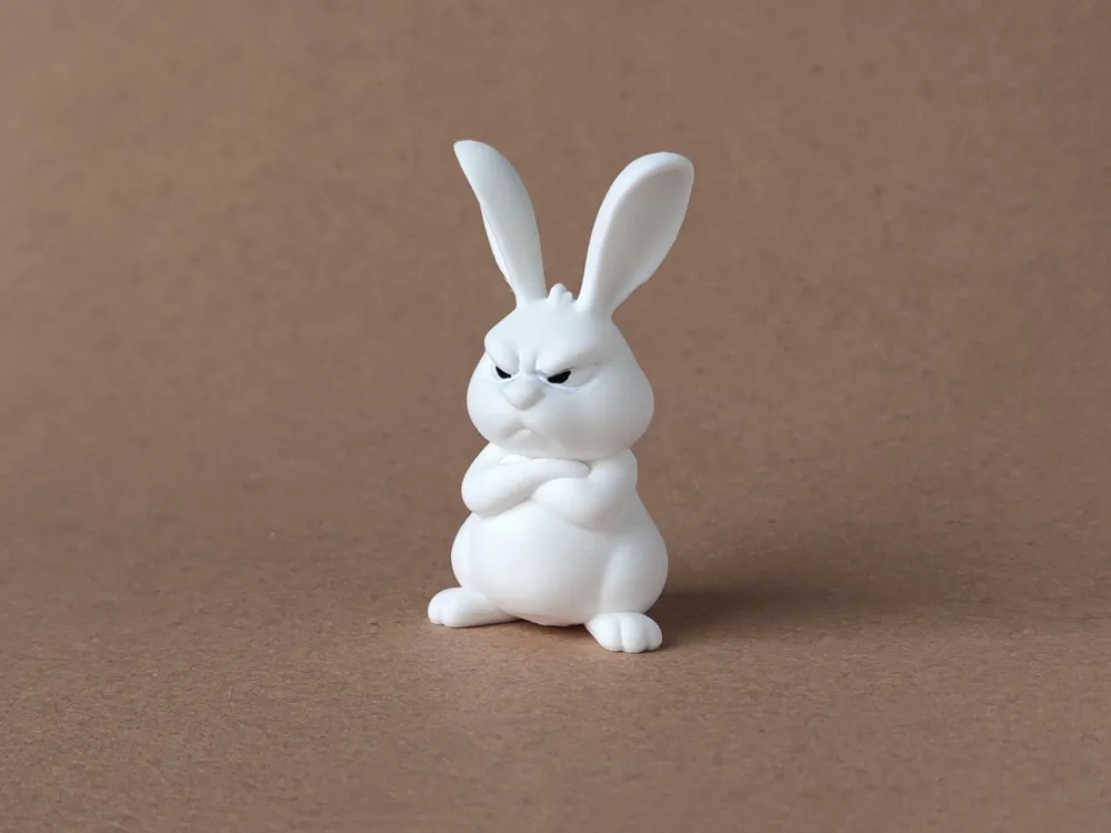 Grumpy Rabbit - Free 3D Print Model - MakerWorld