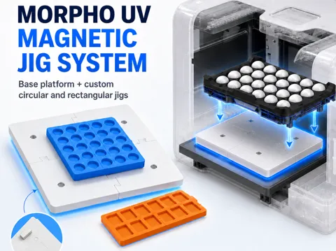 Accesorio para impresora 3D: Morpho UV printer Jig Platform + Parametric Jigs — referencia de MakerWorld