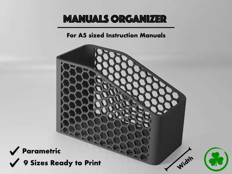 Parametric A5 Instruction Manual Organizer