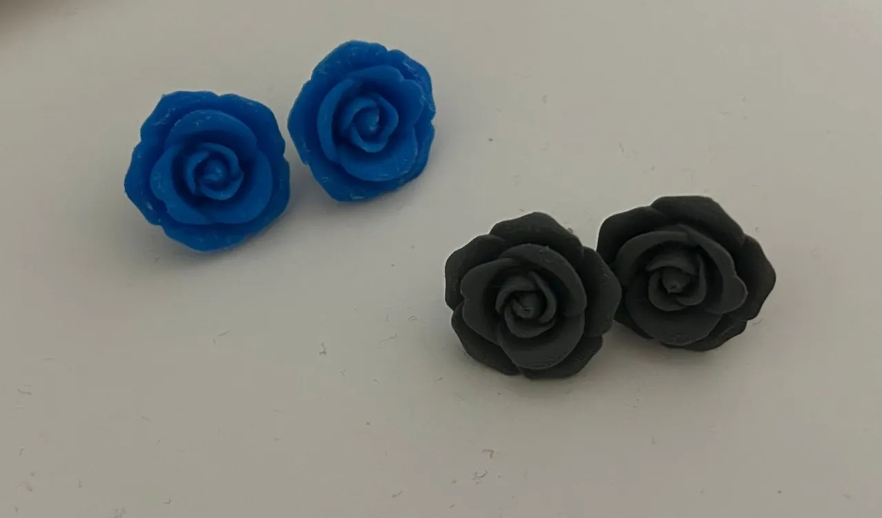 Rose Earrings – A Bloom of Elegance view 4