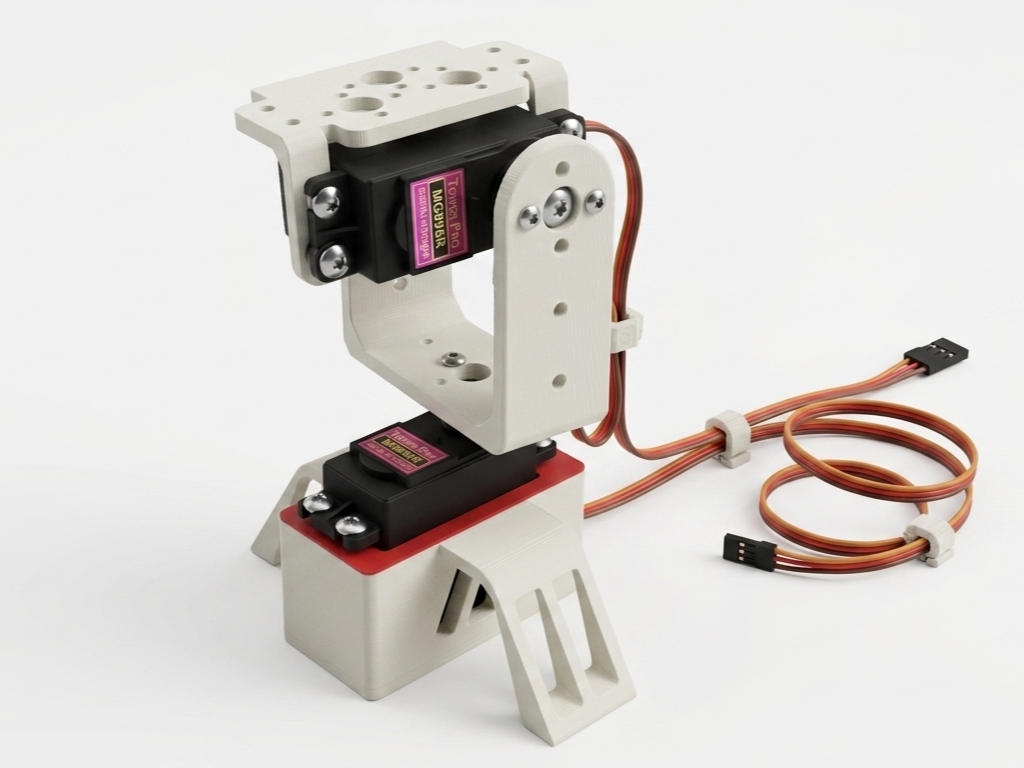 Heavy-Duty Pan-Tilt (MG996R) | Dual-Axis Gimbal - 1