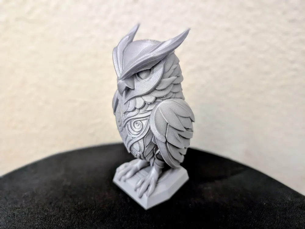 Mystic Owl Figurine - Free 3D Print Model - MakerWorld