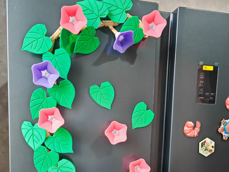 Morning glory magnetic fridge magnet