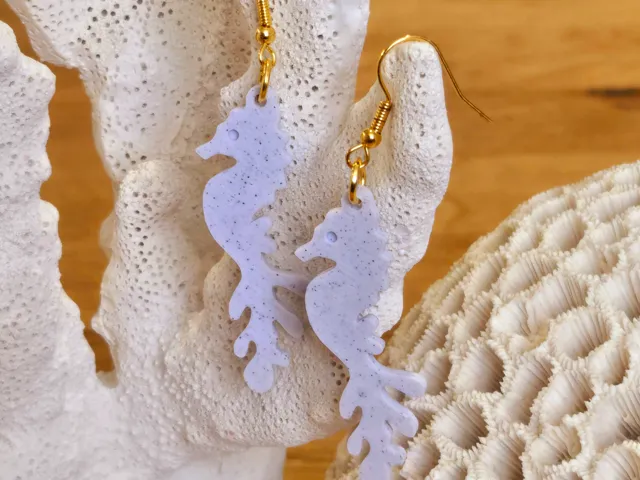Boucles d'oreilles “Hippocampes"