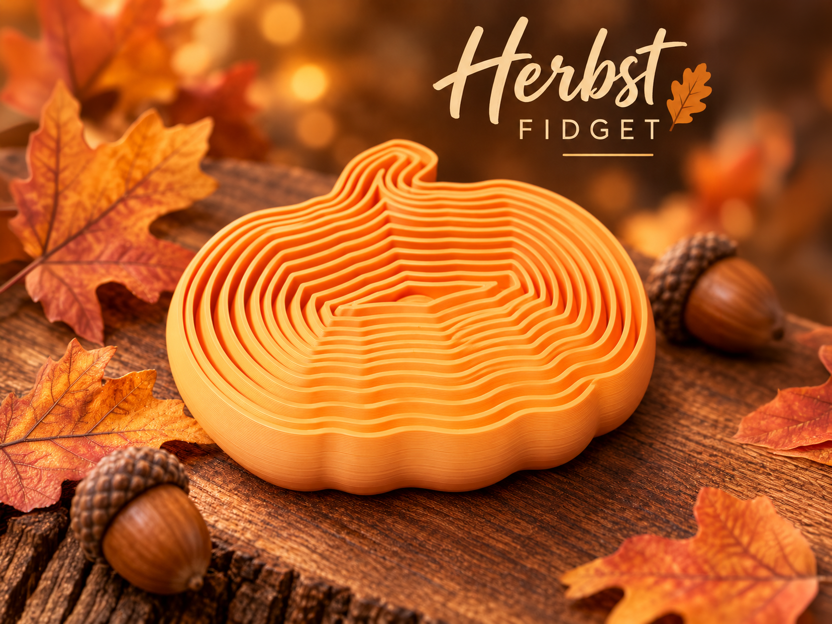 Herbst-Fidget Kürbis - 1