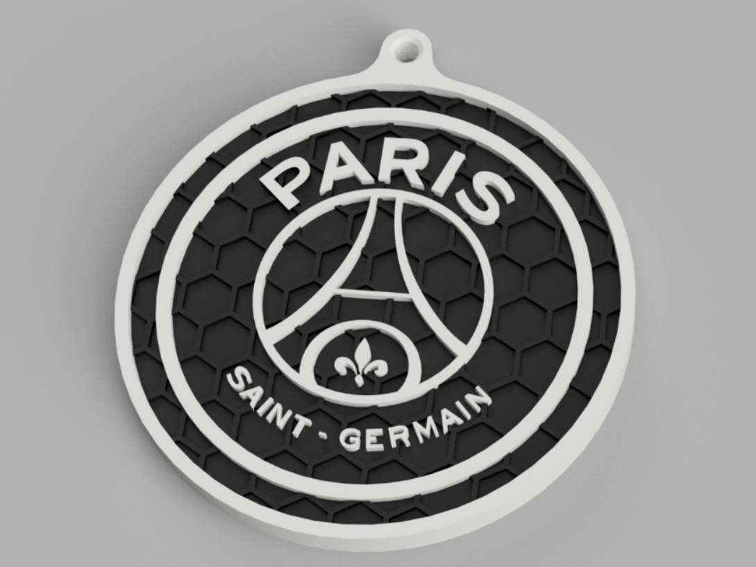 PSG - Paris Saint Germain club honeycomb keychain