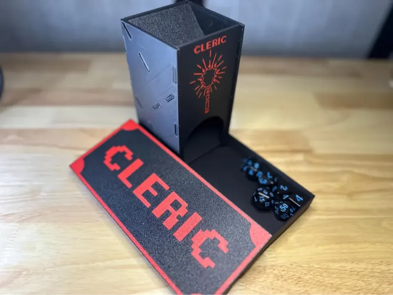 Collapseable Cleric D&D Dice Tower