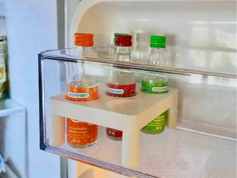 Bubly Drops Refrigerator Rack for SodaStream