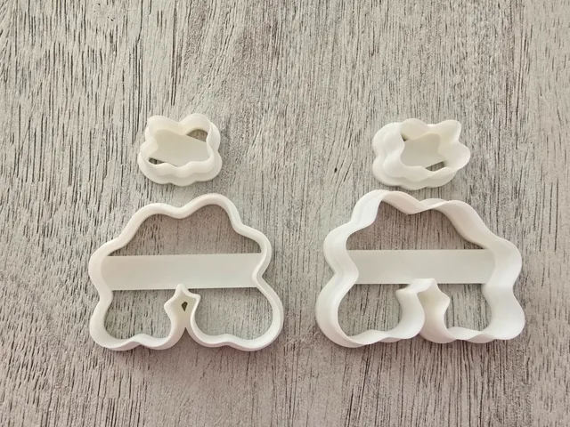 Wavy Statement Earring Clay Cutter
