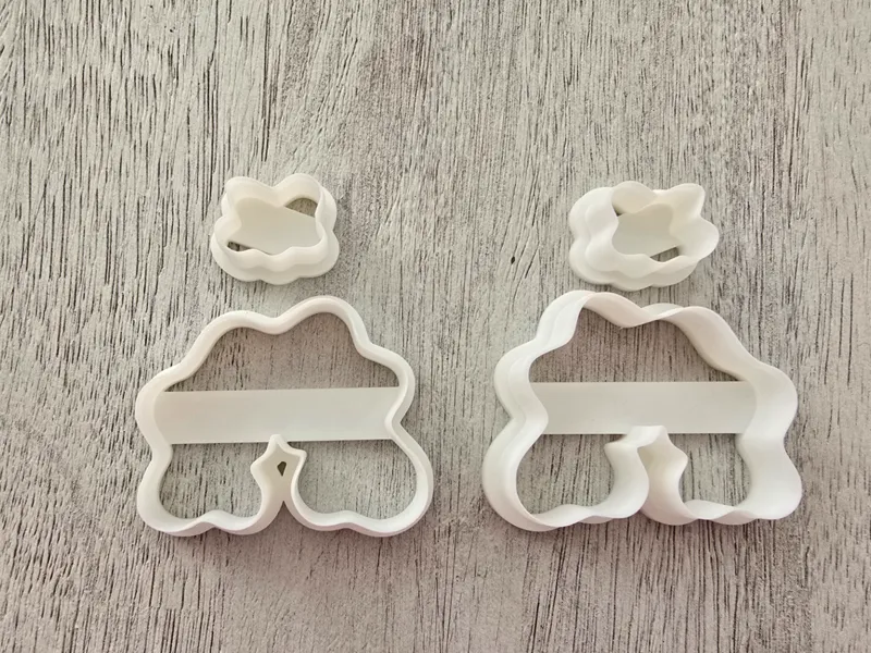 Wavy Statement Earring Clay Cutter