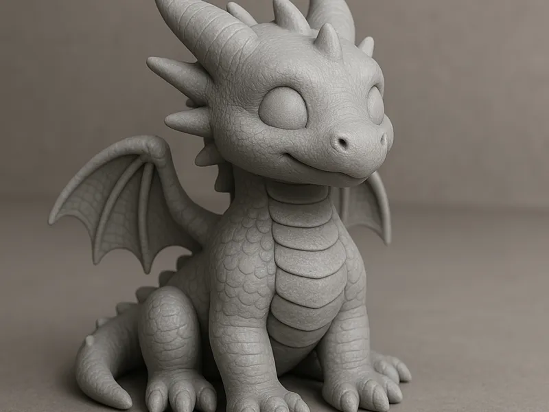 Cute Baby Dragon