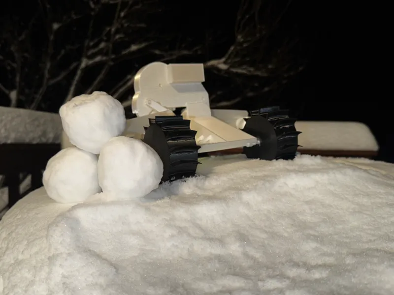 FULLY Automatic Snowball Maker Car