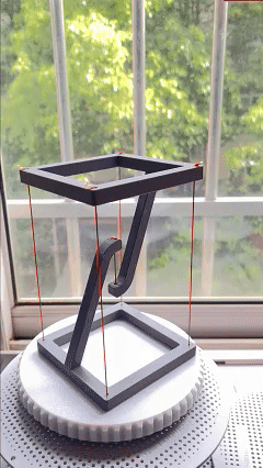 Miniatura 1 do modelo 3D 浮空花盆