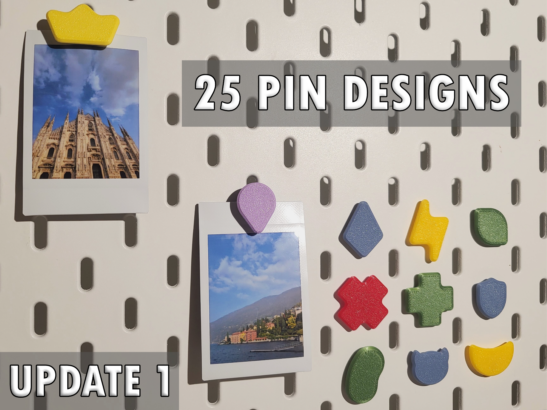 INSTAX photo clip for SKADIS peg board