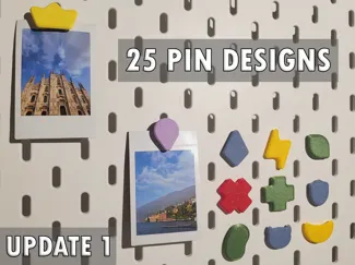 INSTAX photo clip for SKADIS peg board