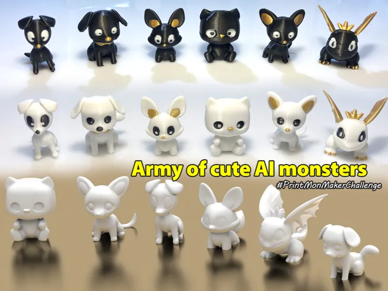 Army of Cute AI Monsters