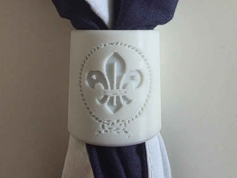 Scout woggle world scout logo