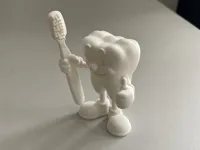 Figurine dent avec brosse à dents — photo 6