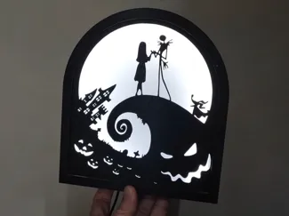 Nightmare Before Christmas Lamp