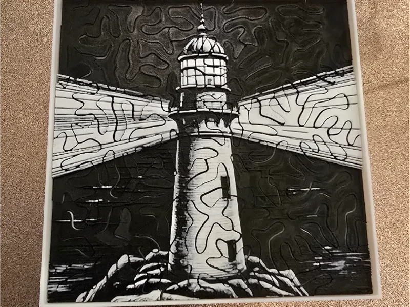 Hueforge Puzzle 001 - Lighthouse
