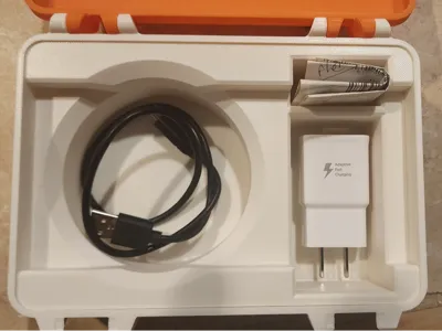 Phone Charger and Cord Case Insert Snaplock Storag