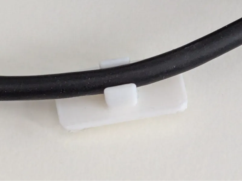 Adhesive Cable Clamp for USB Cables 4mm/3mm