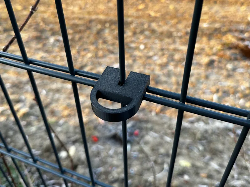 Adapter Pflanzenhalter Doppelstabmattenzaun 6/5/6