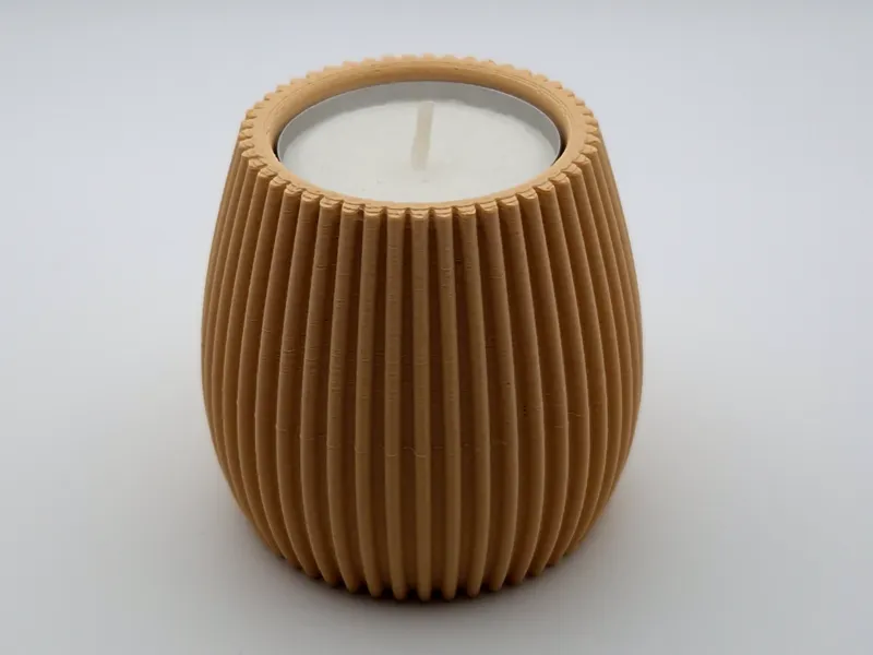 long riffle tealight holder