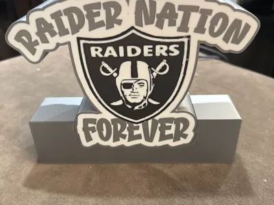 Raider Nation Lightbox w base