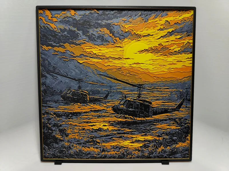 UH-1 Huey Sunset - Hueforge