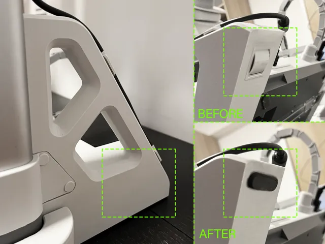 A1 Z-Axis Stiffener - Solid Feet - Remix/Feet Plug