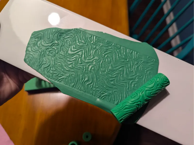Oil Paint Pattern Texture Roller Debossed