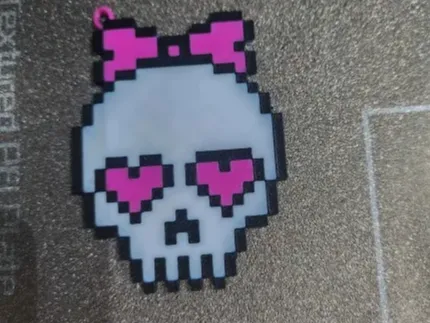 Pixel Art Key Ring